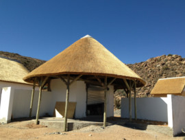 Goegap Thatching Project - group camp braai area